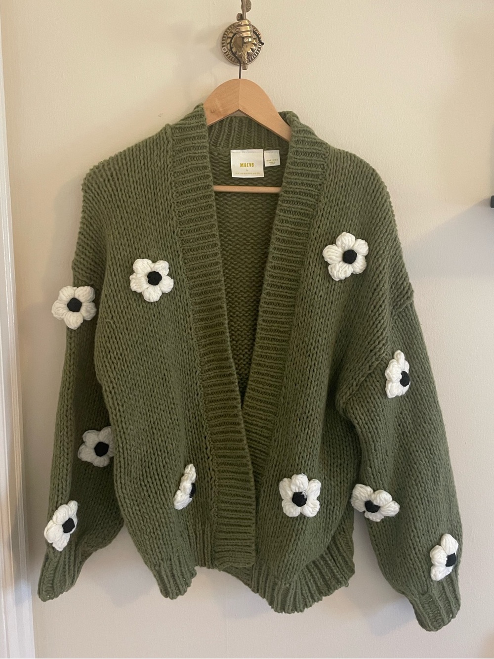 Maeve by Anthropologie Flower Sweater
